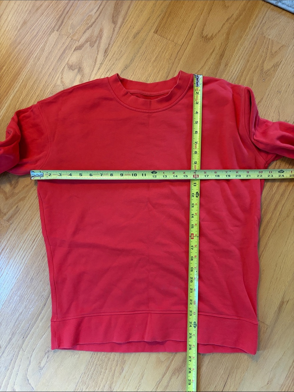 Lululemon Perfectly Oversized Crew sweatshirt Red Size 4 - Picture 2 of 4
